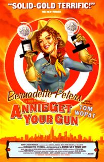 Broadway Tony Poster Annie Get Your Gun Tom Wopat Bernadette Peters 