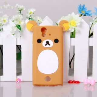   Bear Silicone Soft Cover Case for Sony Xperia Ray ST18 ST18i