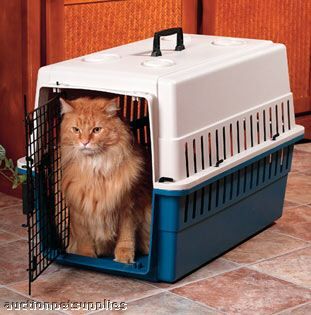   Dog Crate 24 Pet Den Portable Cat Cage Plastic Carrier 90382