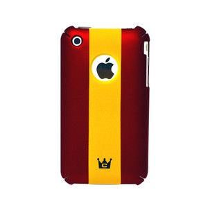 CaseCrown Stripe Case Cover for Apple iPhone 3G 3Gs Red Yellow