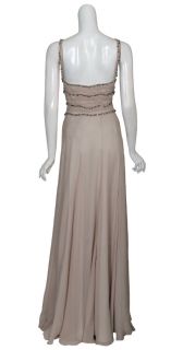 Carlos Miele Elegant Silk Eve Gown Dress $3775 42 8 New
