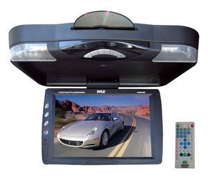    14 1 Flipdown Car Video TV Monitor Bulit In DVD CD  Player