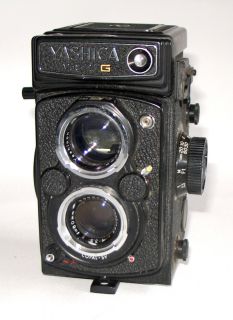Cámara Fotos Reflex Yashica Mat 124G Vintage Objetivo de 80mm Mira 