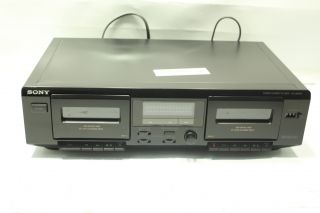 Sony Stereo Cassette Deck Dual Tape Player Recorder TC WE305 Used 