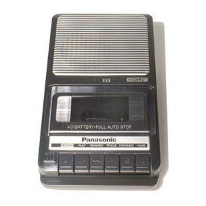 Panasonic Portable Cassette Tape Recorder Shoe Box New