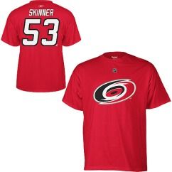 Carolina Hurricanes Jeff Skinner Red Name and Number Jersey T Shirt 