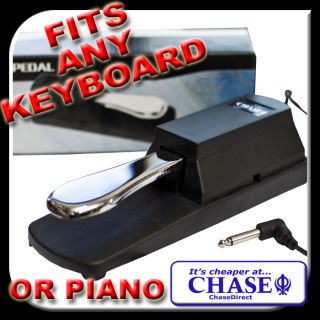 PIANO KEYBOARD SUSTAIN PEDAL FOR CASIO, YAMAHA & MORE 