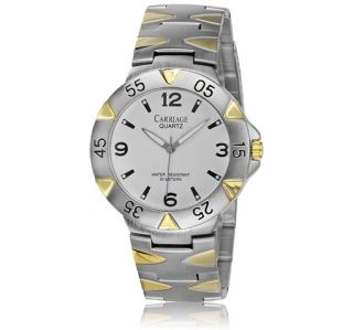 Carriage by Timex Collection Two Tone Stainless Steel Bracelet Mens 
