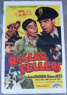   Poster RegLar Fellers 1941 Carl Alfalfa Switzer Billy Lee