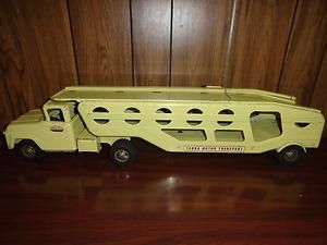 Vintage Tonka Motor Transport Car Truck Carrier 1950s 50s Kids Toy 