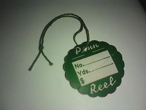 vintage PENN fishing Reels (price tag) (sales tag)( showcase tag) rare 