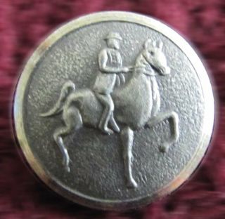 10 Tennessee Walking Horse Buttons   5/8 & 3/4   Silver Metal