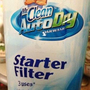 Mr Clean Autodry Carwash Starter Filter 3 Uses