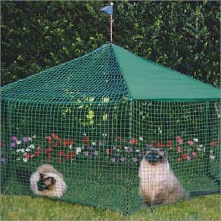 Kittywalk Gazebo Outdoor Cat Enclosure Containment System