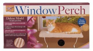   Group DWP 100 Petmate Cat Window Perch Sheepskin Up to 25 Lbs
