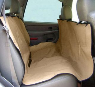 57x57 Waterproof Hammock Pet Dog Cat Car Seat Cover Kahki