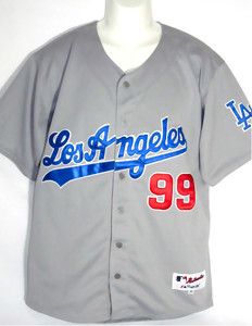   Angeles La Dodgers Manny Ramirez Jersey Size 50 Authentic Sewn