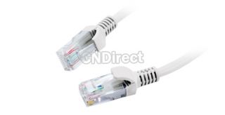 Fashion 15M 50ft Cat 5e 5 RJ45 Ethernet Network Patch Cable Gray Good 