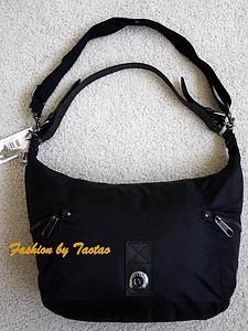 New with Tag Kipling Cathryn Medium Shoulder Bag Handbag Black