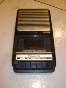 Panasonic RQ 2102 Slim Line Portable Cassette Recorder Player