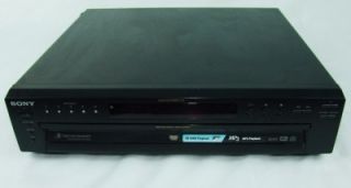 Sony DVD CD &  Player   5 Disc Carousel   Black & Remote Model DVP 