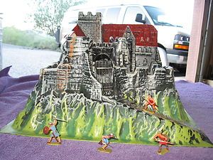   Elastolin Hausser Norman Medieval Castle Playset Toy Soldiers