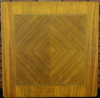 Antique/Vtg Castlewood Folding Legs Card Table. Inlayed Wood