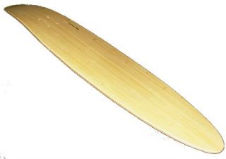 Carve One Bamboo Kicktail Downhill Longboard Deck 40