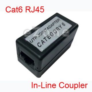 Cat6 RJ45 UTP in Line Coupler Joiner Connector Adapter