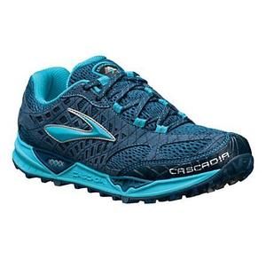 Womens Brooks Cascadia 7 Trail Shoes Blue Size 8