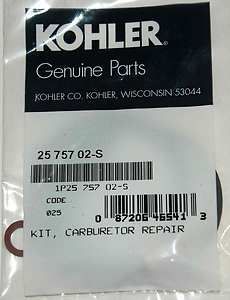 Genuine Kohler Carburetor Overhaul Kit 2575702 s 2575702 25 757 02 S 