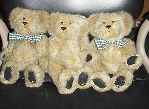1997 Ganz Cottage Collectible Bears set of 3 Catharine Tredger