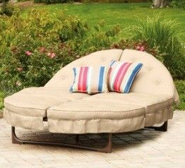 NEW Orbit Lounger Outdoor Round Patio Chaise Outdoor Lounge Furniture