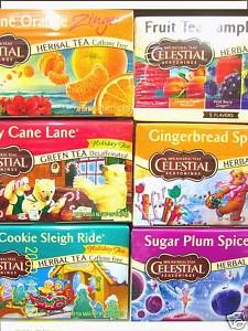Celestial Seasonings Tea Bags 21 Flavor Choice