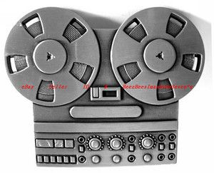  to Reel Roll to Roll Audio Tape Recorder Cassette Belt Buckle