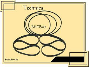 Technics RS TR265 Riemen Belts Cassette Tape Deck