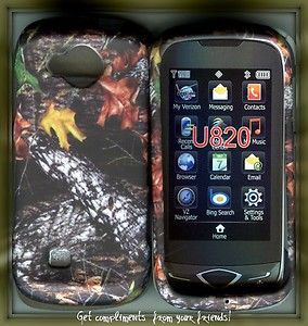  Reality U820 Verizon Cell Phone Hard Cover Case Camo Stem
