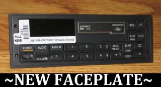 88 1999 Ford Mustang F150 Tape Cassette Radio Faceplate