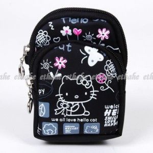 Hello Kitty Cell Phone Pouch Case Mini Bag Coin Purse