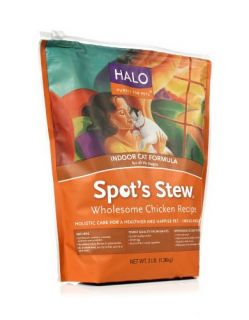 Halo Spots Stew Natural Dry Cat Food Indoor Cat Whol