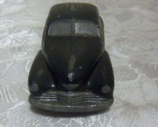 vintage cast metal sedan toy car 1948