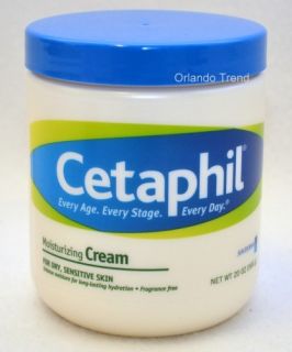 Cetaphil Moisturizing Cream Dry Sensitive Skin 20 oz Pomada 566G Crema 