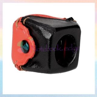   Snooker Billiards Pool Table Cue Chalk Holder with Scuffer Black Red
