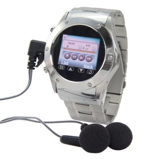 Watch Cell Phone Mobile Stainless FM Camera  4 W968