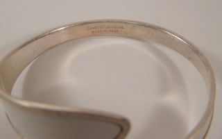 Vintage Charles Jourdan Leather Silverton Cuff Bracelet