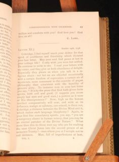 1870 4VOLS Charles Lamb Complete Correspondence Works