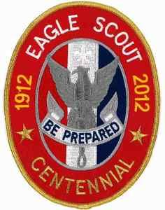BSA Centennial Eagle Scout Jacket Patch New Design