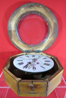 Antique A La Gerbe Dor A Chapus French Depot Station Wall Clock for 