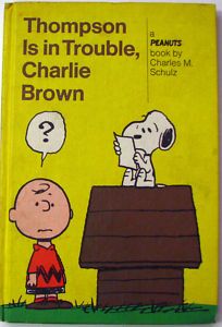   in Trouble Charlie Brown Hardback Peanuts Charles Schulz