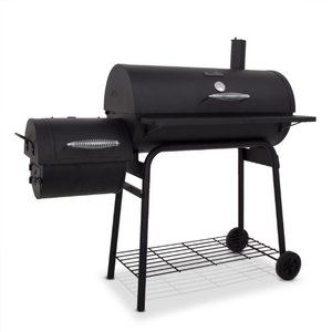 Char Broil American Gourmet 400 Series Offset Smoker Outdoor BBQ 